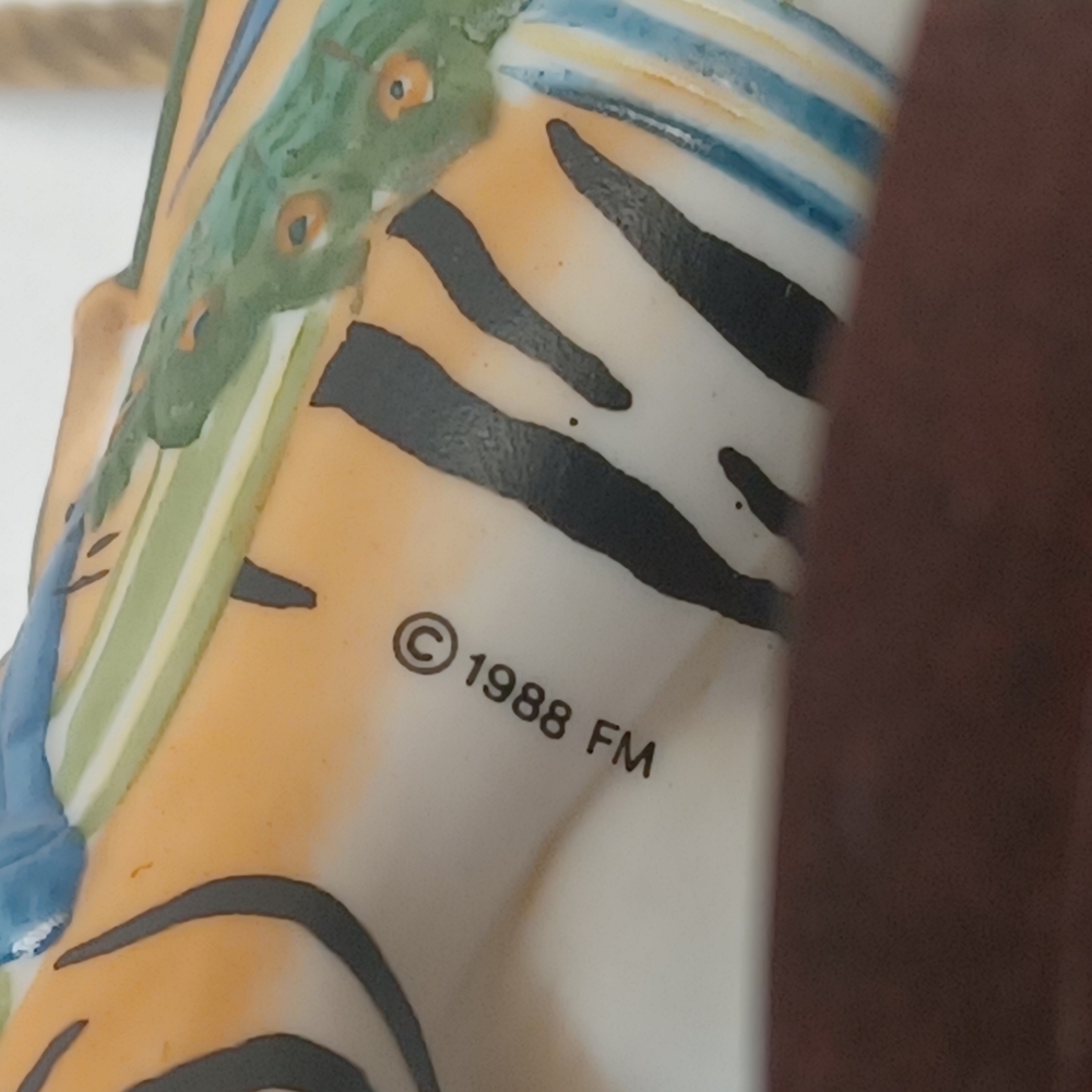 Vintage 1988 Tiger and Lion Figurine Set - Picture 7 of 16